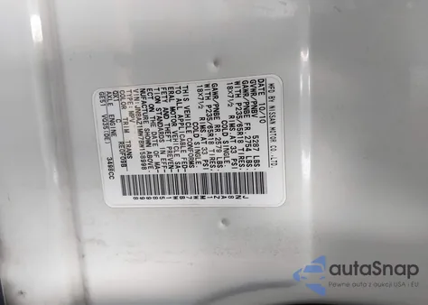 2011 Nissan Murano Sl from USA, damaged, VIN JN8AZ1MW7BW158998